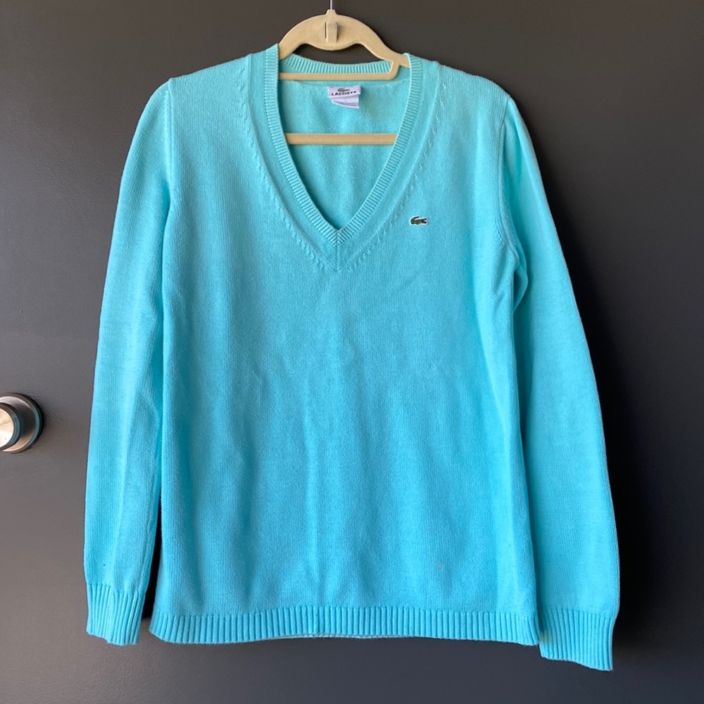 Lacoste v neck sweater